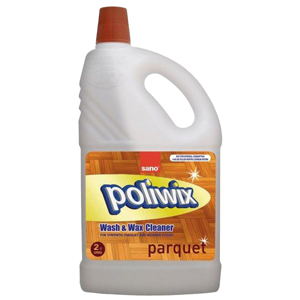 Poliwix Parquet Wash & Wax Floor Cleaner for Wood & Stone | 2 L | sano
