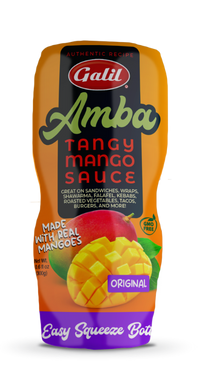 Tangy Mango Sauce | Squeeze Bottle | 10.6 oz | Galil Amba