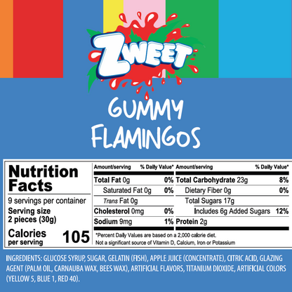 Gummy Flamingo | 10 oz | Zweet