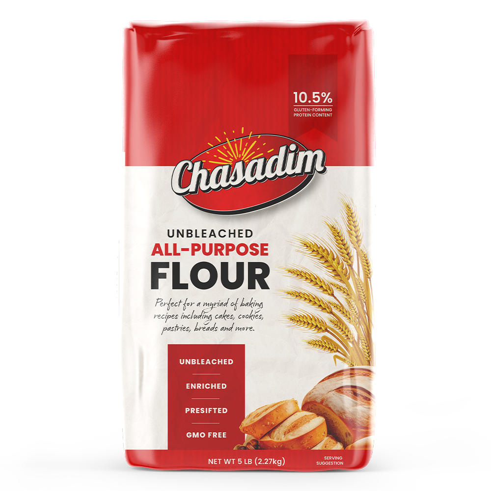 Chasadim Unbleached All-Purpose Flour packaging