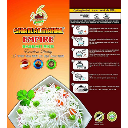 Empire Premium Basmati Rice | 10lbs | Shrilalmahal