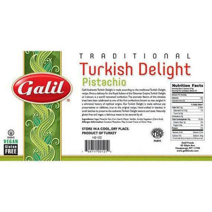 Pistachio Turkish Delight, Galil