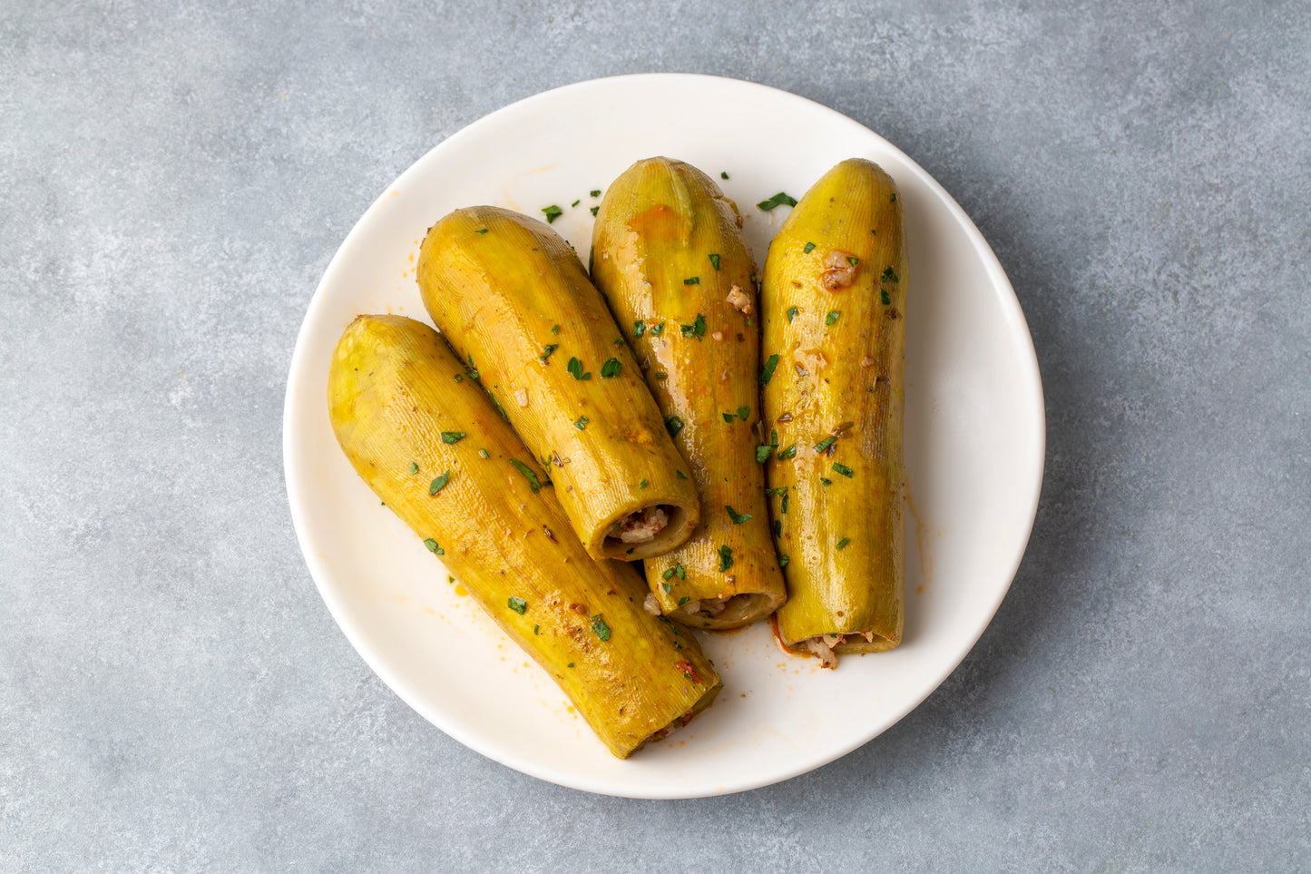Stuffed Zucchini, Shams