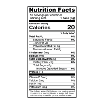 No Salt Thin Rice Cakes, Galil