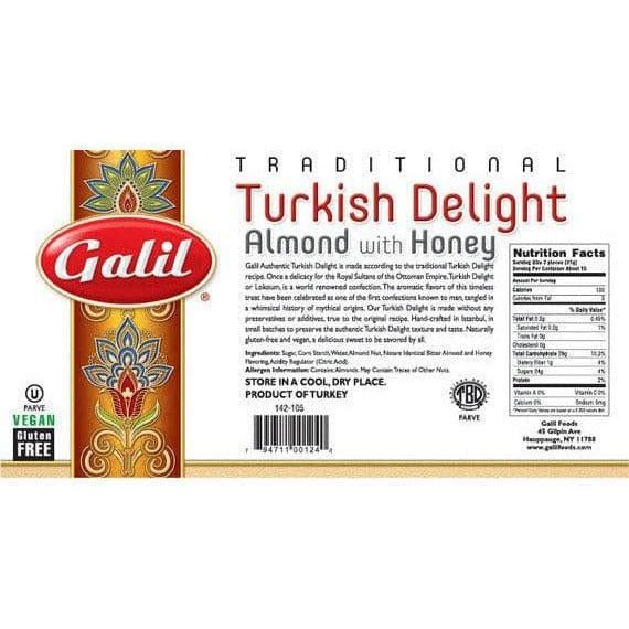 Almond Honey Turkish Delight | 16 oz | Galil - ShopGalil