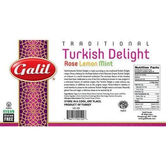 Assorted Turkish Delight | 16 oz | Galil - ShopGalil