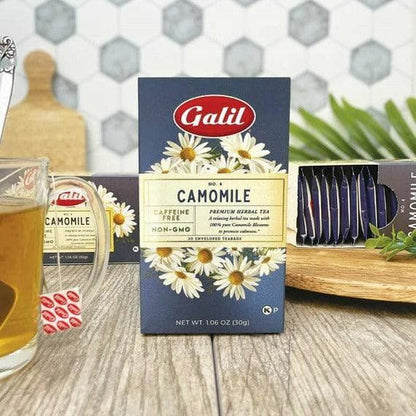 Camomile Herbal Tea | 20' Tea Bags | 1.06 oz | Galil - ShopGalil