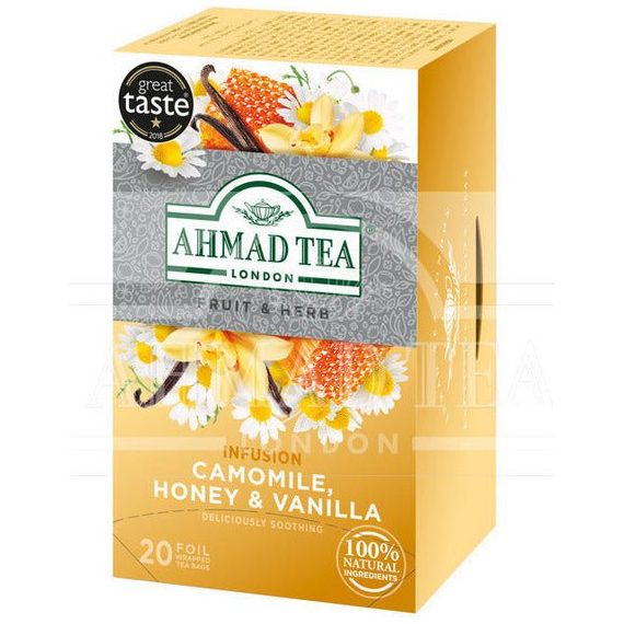Camomile, Honey & Vanilla Herbal Infusion Tea,Ahmad Tea