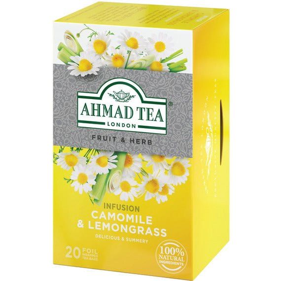 Camomile & Lemongrass Herbal Infusion Tea, Ahmad Tea