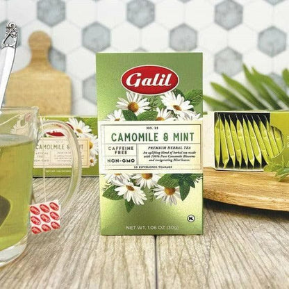 Camomile & Mint Herbal Tea | 1.05 oz | Galil - ShopGalil
