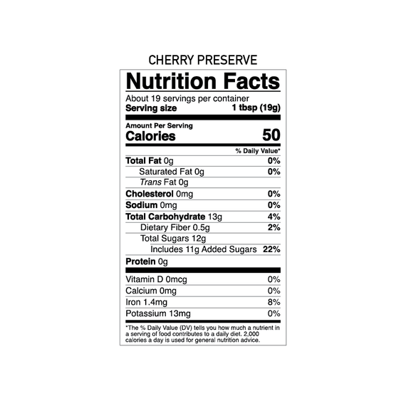 Cherry Preserve | Fruit Jam | 13 oz | Galil - ShopGalil