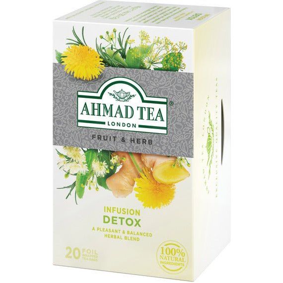 Detox Infusion Tea - Herbal | 20' Tea Bags | Ahmad Tea - ShopGalil