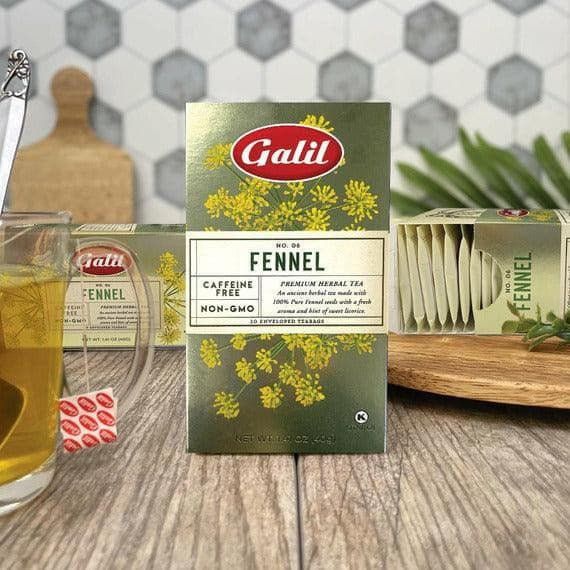 Fennel Herbal Tea | 20' Tea Bags | 1.41 oz | Galil - ShopGalil