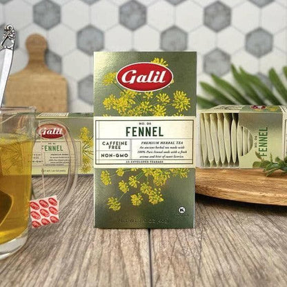 Fennel Herbal Tea | 20' Tea Bags | 1.41 oz | Galil - ShopGalil