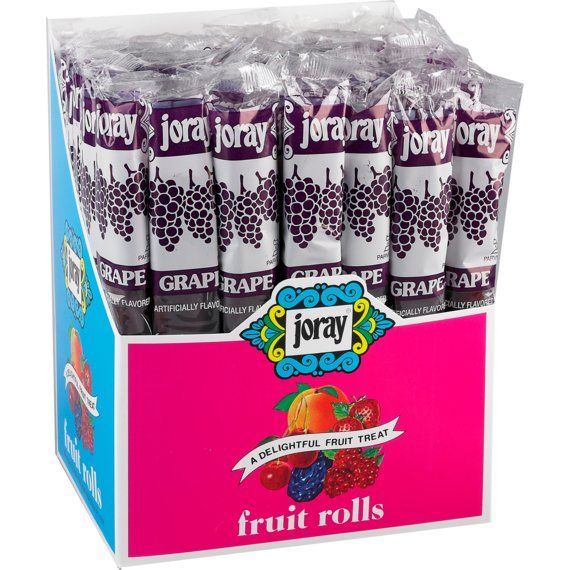 Grape Fruit Rolls | Real Fruit | .75 oz | Joray - ShopGalil