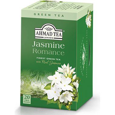 Jasmine Romance - Green Tea | 20' Tea Bags | Ahmad Tea - ShopGalil