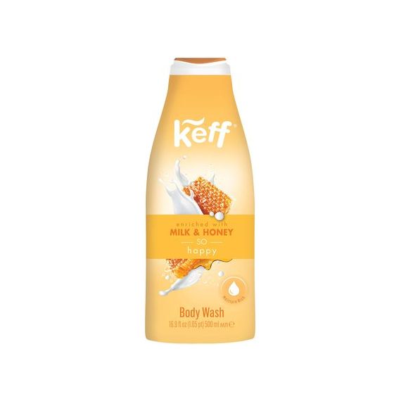Milk & Honey Body Wash | 16 oz | Keff