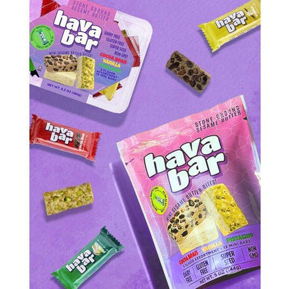 Mini Sesame Butter Bites | Halva | Bag | 5.1 oz | Hava Bar - ShopGalil