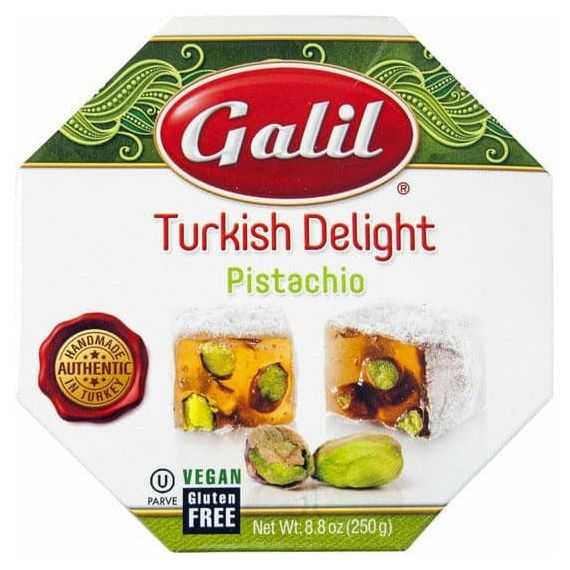 Pistachio Turkish Delight | Octagon | 8.8 oz | Galil - ShopGalil