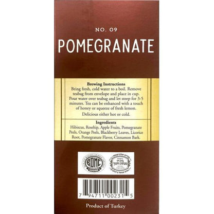Pomegranate Herbal Tea | 20' Tea Bags | 1.23 oz | Galil - ShopGalil