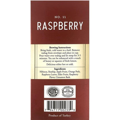 Raspberry Herbal Tea | 20' Tea Bags | 1.41 oz | Galil - ShopGalil
