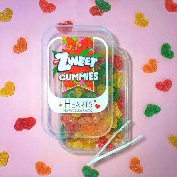 Sour Gummy Hearts | Zweet | 10 oz - ShopGalil