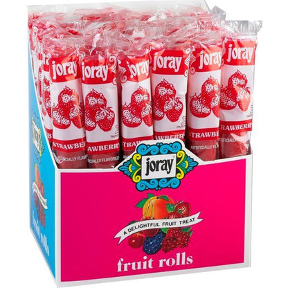 Strawberry Fruit Rolls | Real Fruit | .75 oz | Joray - ShopGalil