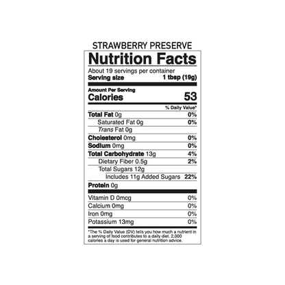 Strawberry Preserve | Fruit Jam | 13 oz | Galil - ShopGalil